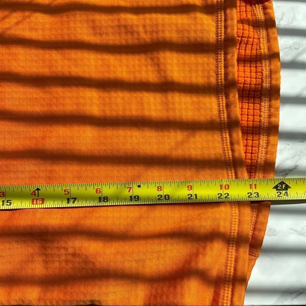 PATAGONIA Light Orange 1/2 Zip Pullover Sweater - Picture 6 of 9